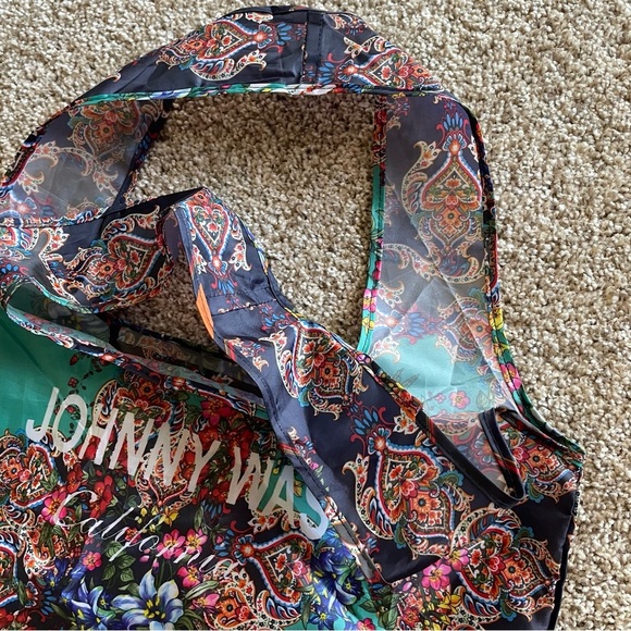 Johnny Was Reusable California Tote Bag 15”x18” - Picture 4 of 14